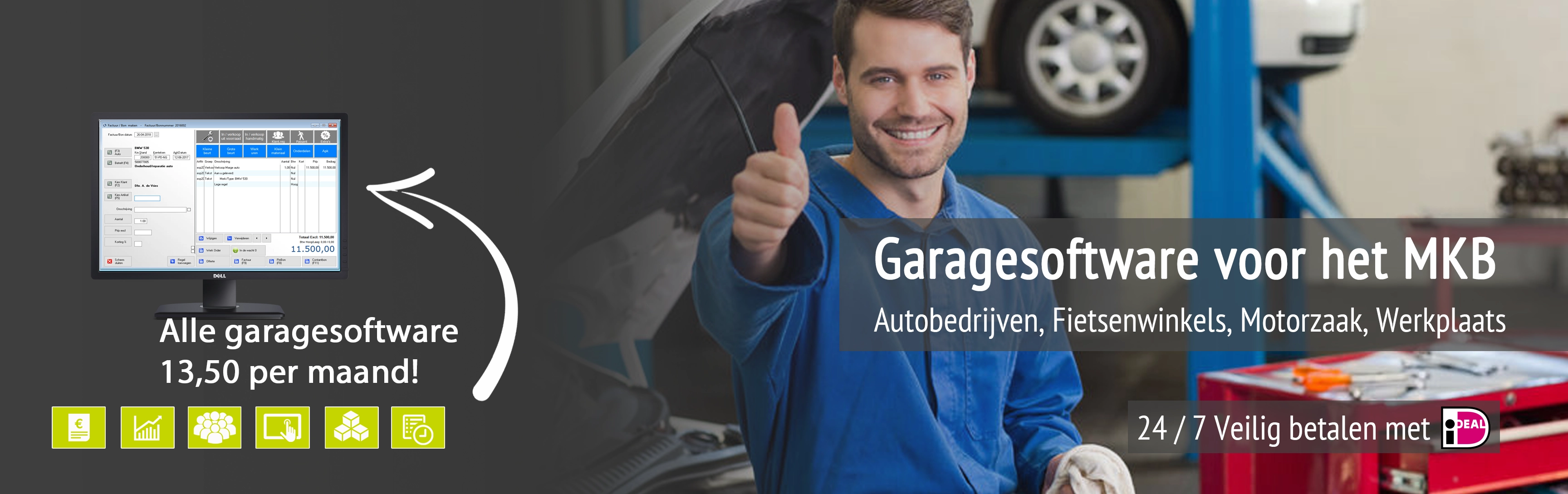 garagesoftware, garage software, software garage, garage programma voor slechts 13,50 p.m.