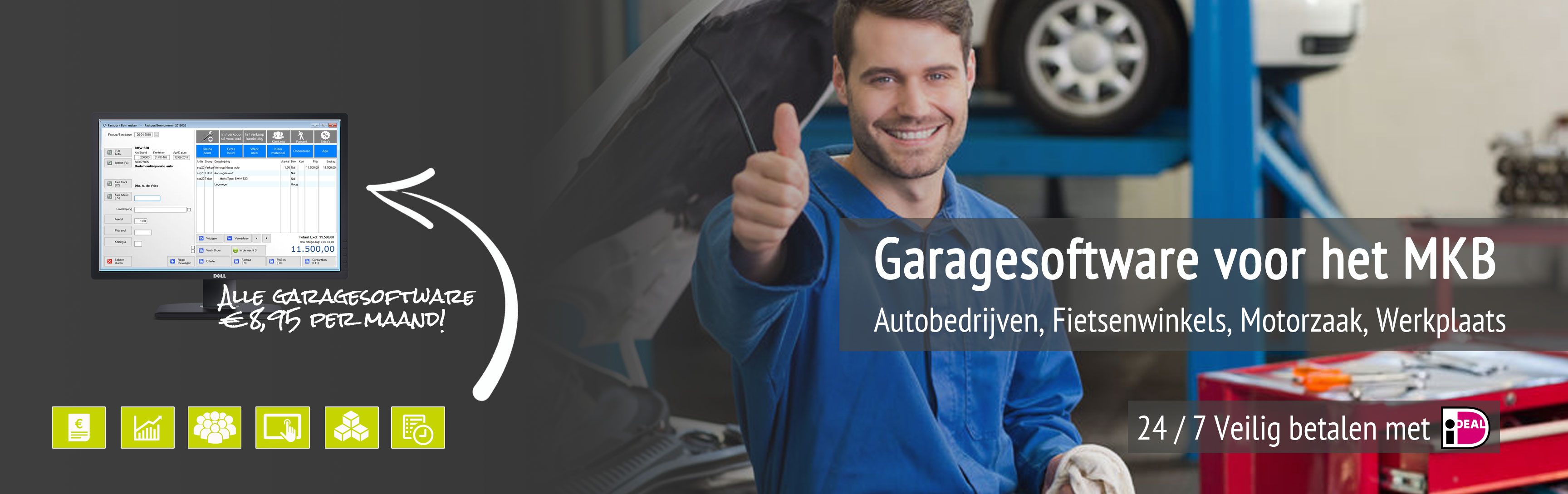 garagesoftware, garage software, software garage, garage programma voor slechts 7,95 p.m.